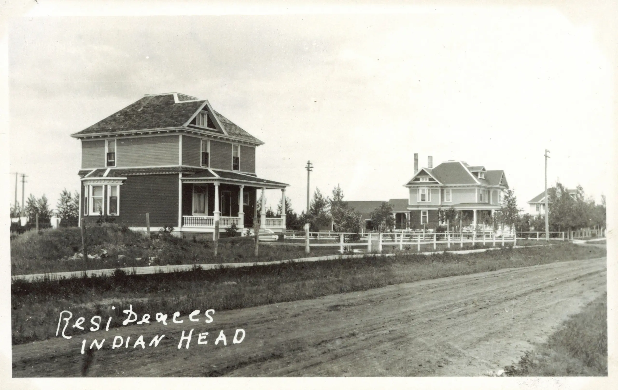 Residences on a dirt street