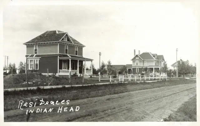 Residences on a dirt street